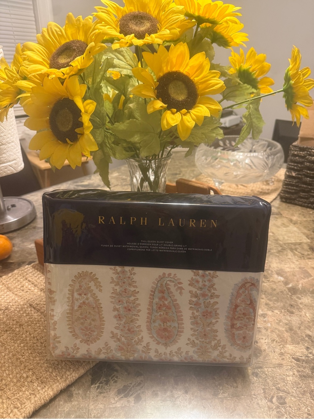 Ralph Lauren Paisley Queen Duvet Cover